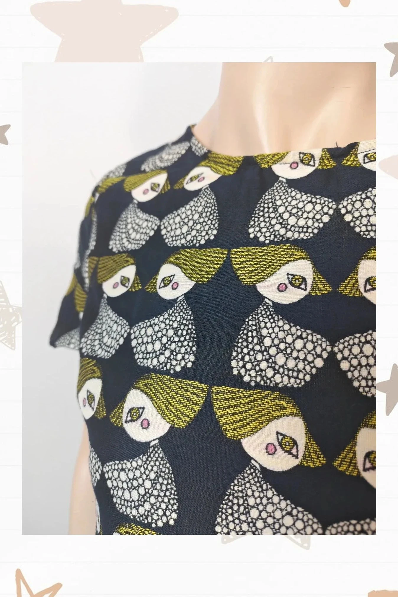 Vestido Pepaloves Estampado Retro XS/S – photo 2